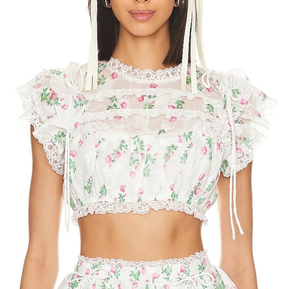 FOR LOVE & LEMONS Remi Crop Top